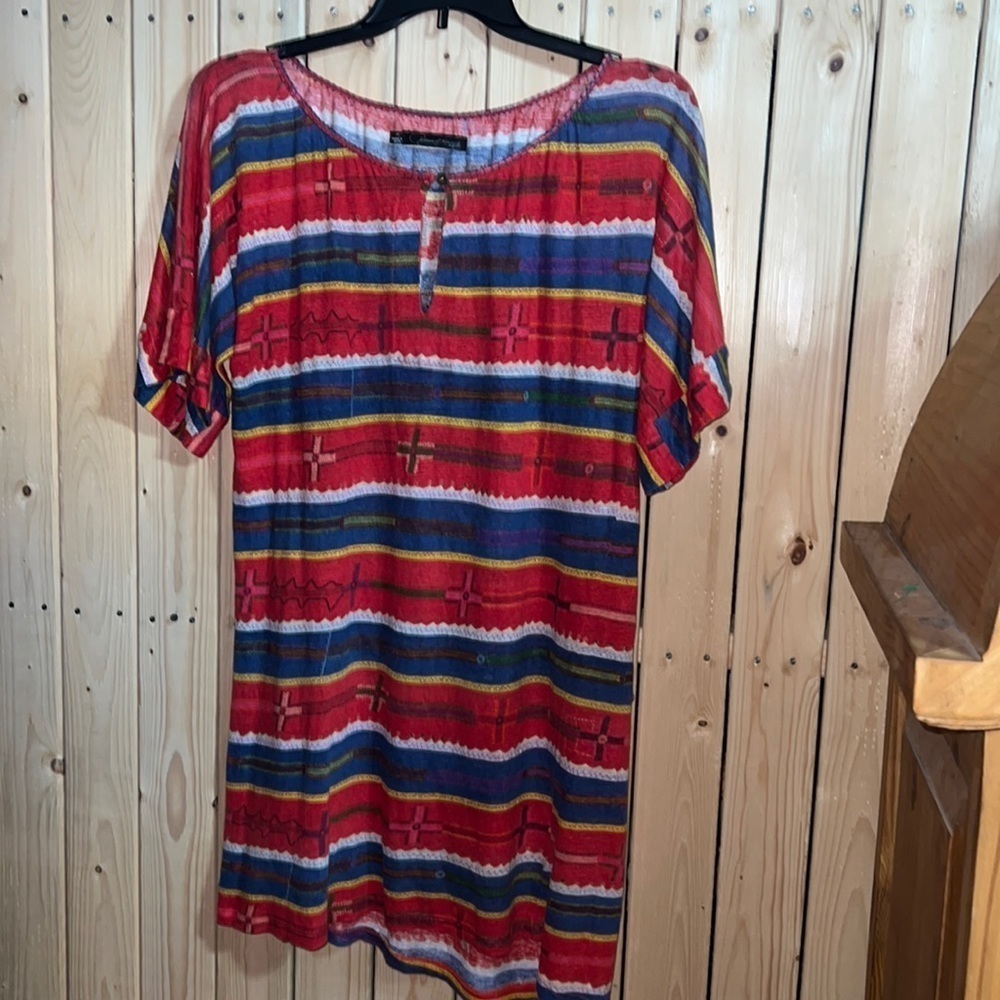 Patterson J. Kincaid Striped Dress M
